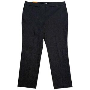 Hilary Radley Pull On Mid Rise Tummy Control Slim Leg Work/Career Pants XXL